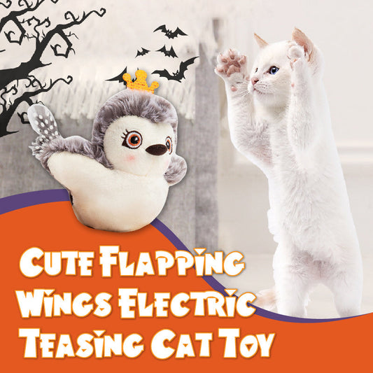 Cute Flapping Wings Electric Teasing Cat Toy