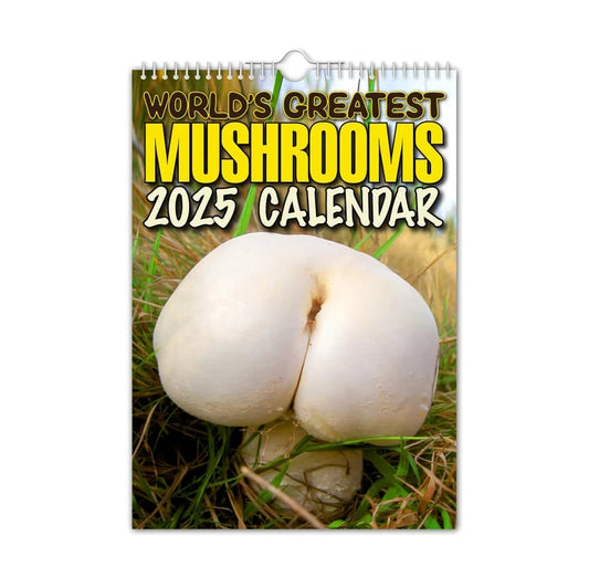 🎄💕Hot Christmas Sale 49% OFF🎁World's Greatest Mushrooms - 2025 Wall Calendar